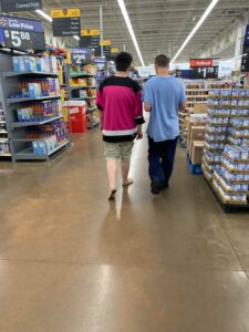 lost my shoes at walmart